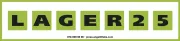 Lager25 logotyp för förrådsföretag