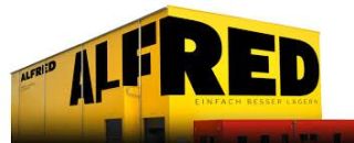 Einfach Alfred self storage provider logo