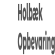 Holbæk Opbevaring self storage provider logo