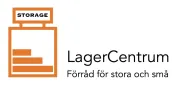 Lagercentrum logotyp för förrådsföretag