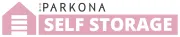 Parkona Self Storage logotyp för förrådsföretag